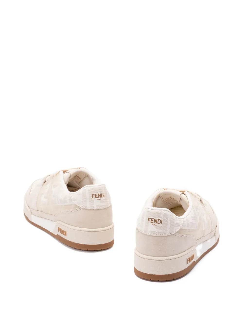 Fendi Match Suede Sneakers