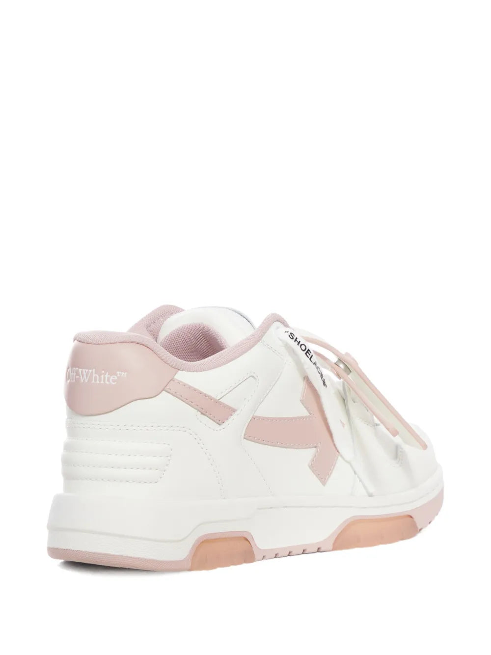 Off-White Lace-Up Panelled Leather