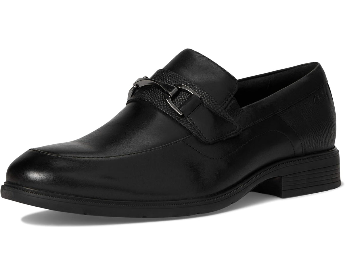 Men's Clarks Steadwell Bit Black Leather