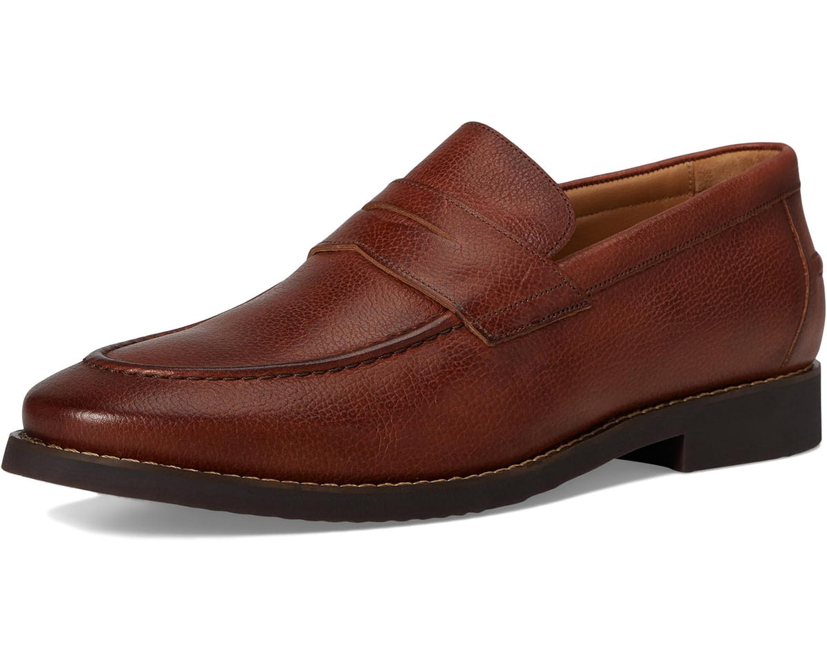 Men's johnnie-O J-Flex Penny Leather Mahogany