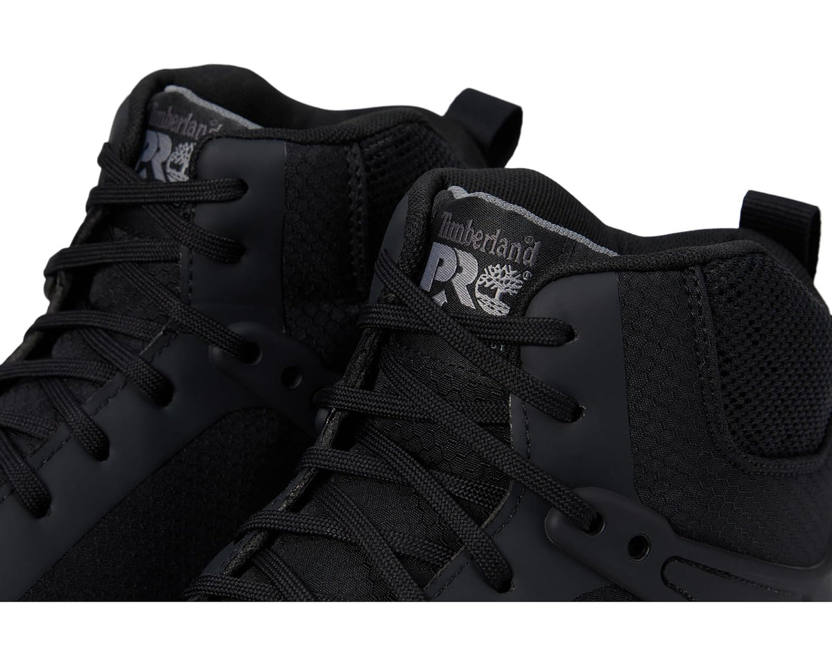 Men's Timberland PRO Drivetrain SD35 Mid Composite Safety Toe SD Black/Grey