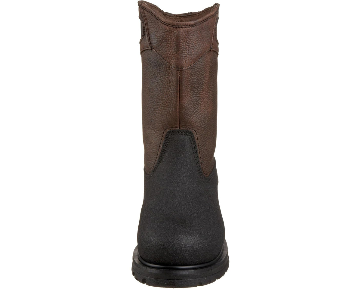 Men's Timberland PRO Powerwelt Pull-On Steel Safety Toe Rancher Brown
