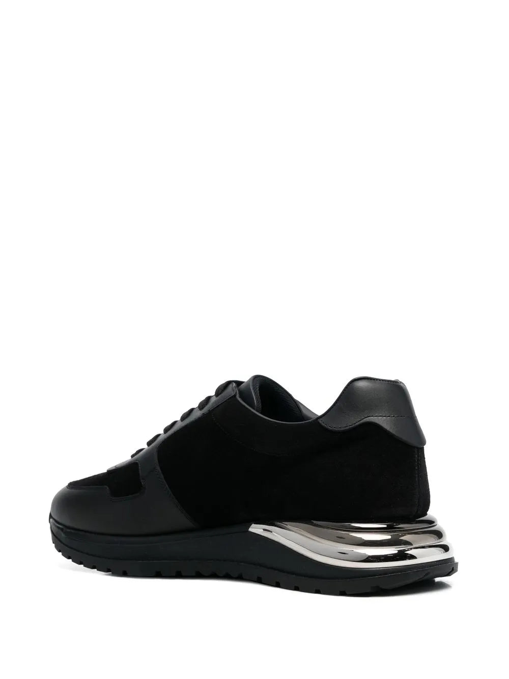Ferragamo Gancini-Patch Lace-Up Sneakers
