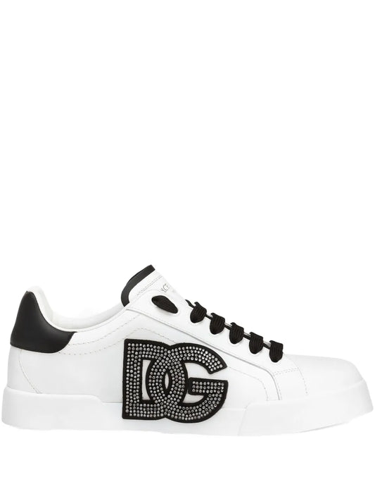 Dolce & Gabbana Portofino Rhinestone-Embellished Logo