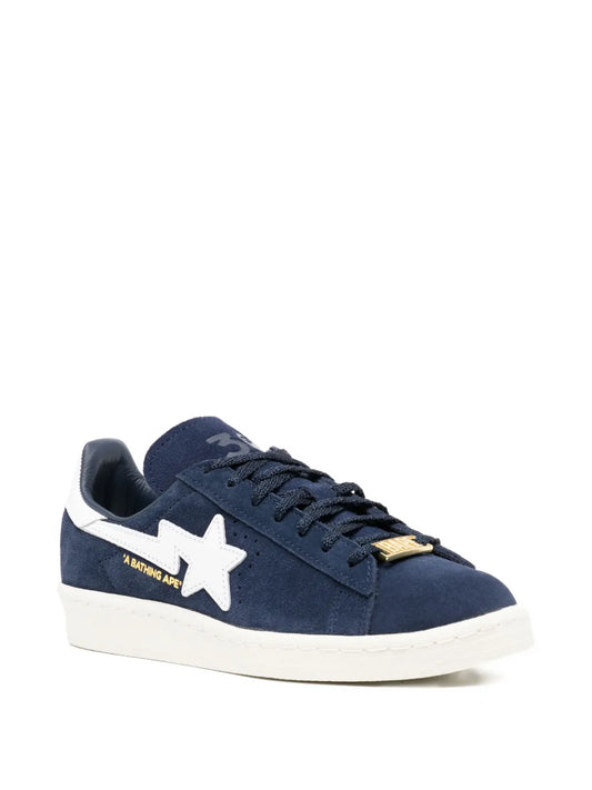 A BATHING APE? Star-Patch Suede Trainers