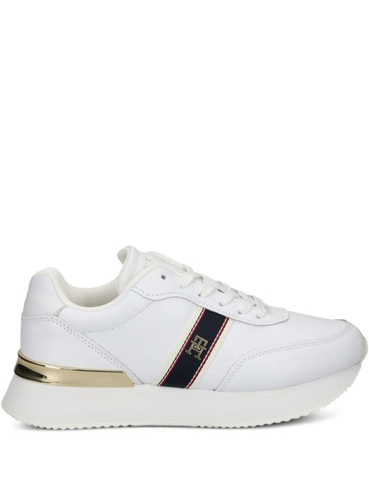 Tommy Hilfiger Leather Striped Low-Top