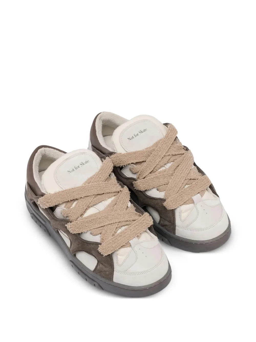 SANTHA Cutout Lace-Up Trainers