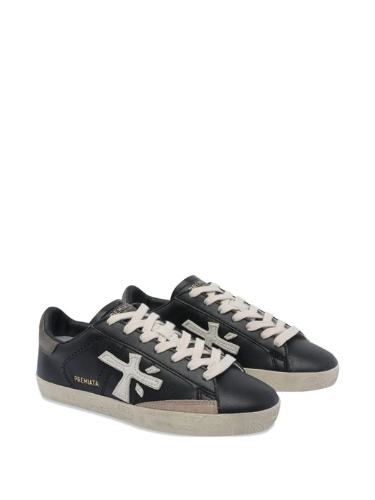 Premiata Logo-Detail Round-Toe