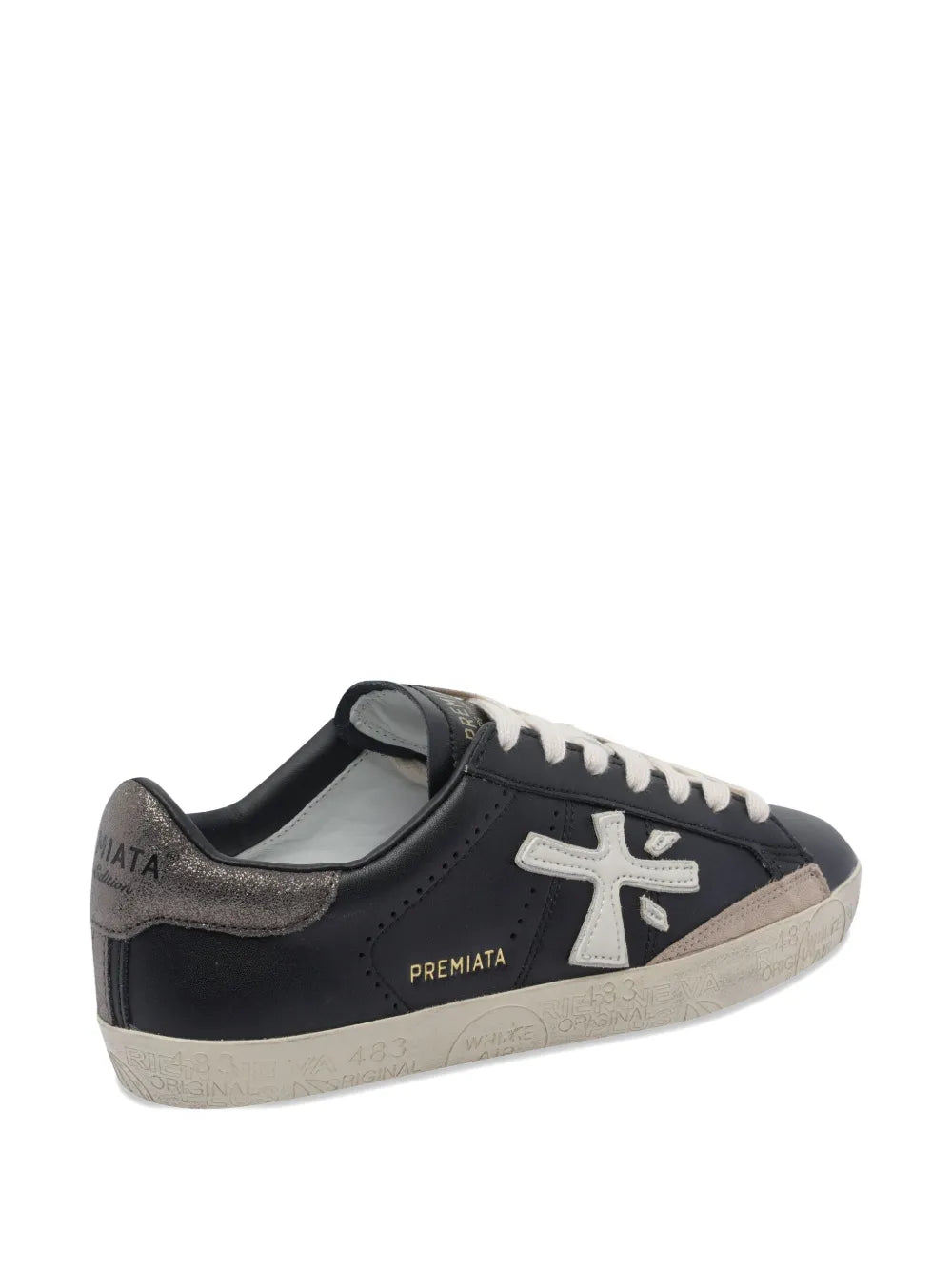 Premiata Logo-Detail Round-Toe