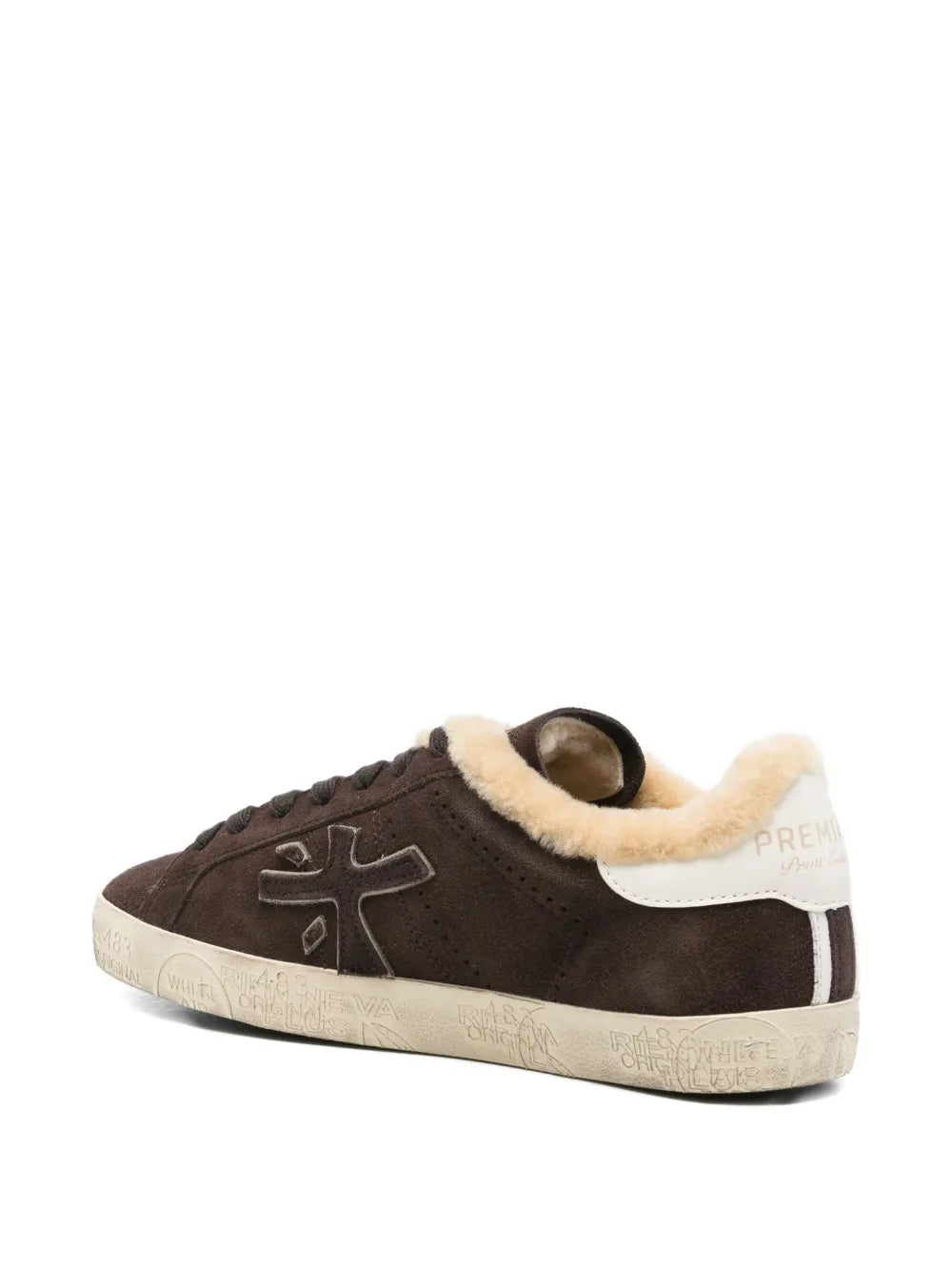 Premiata Steven Shearling-Lined Suede