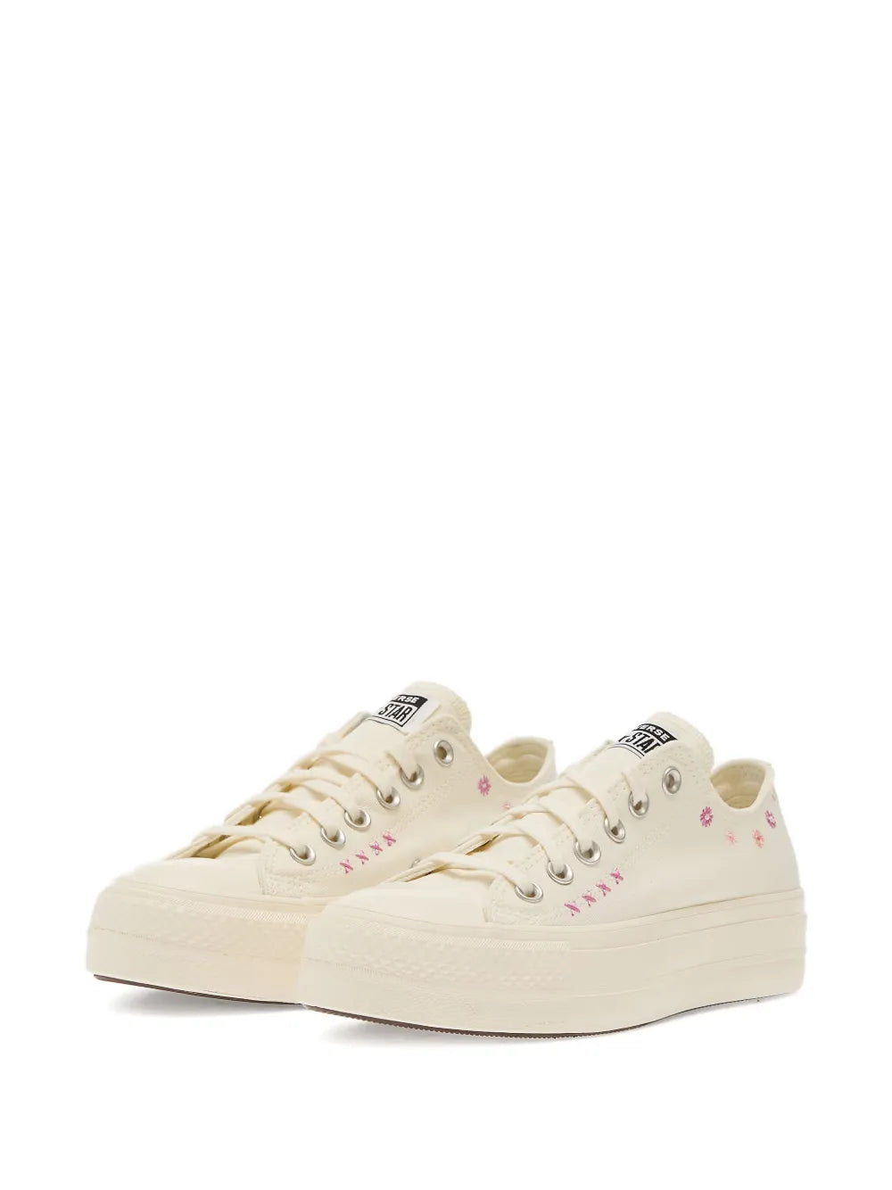 Converse Chuck Taylor Floral-Embroidered Platform
