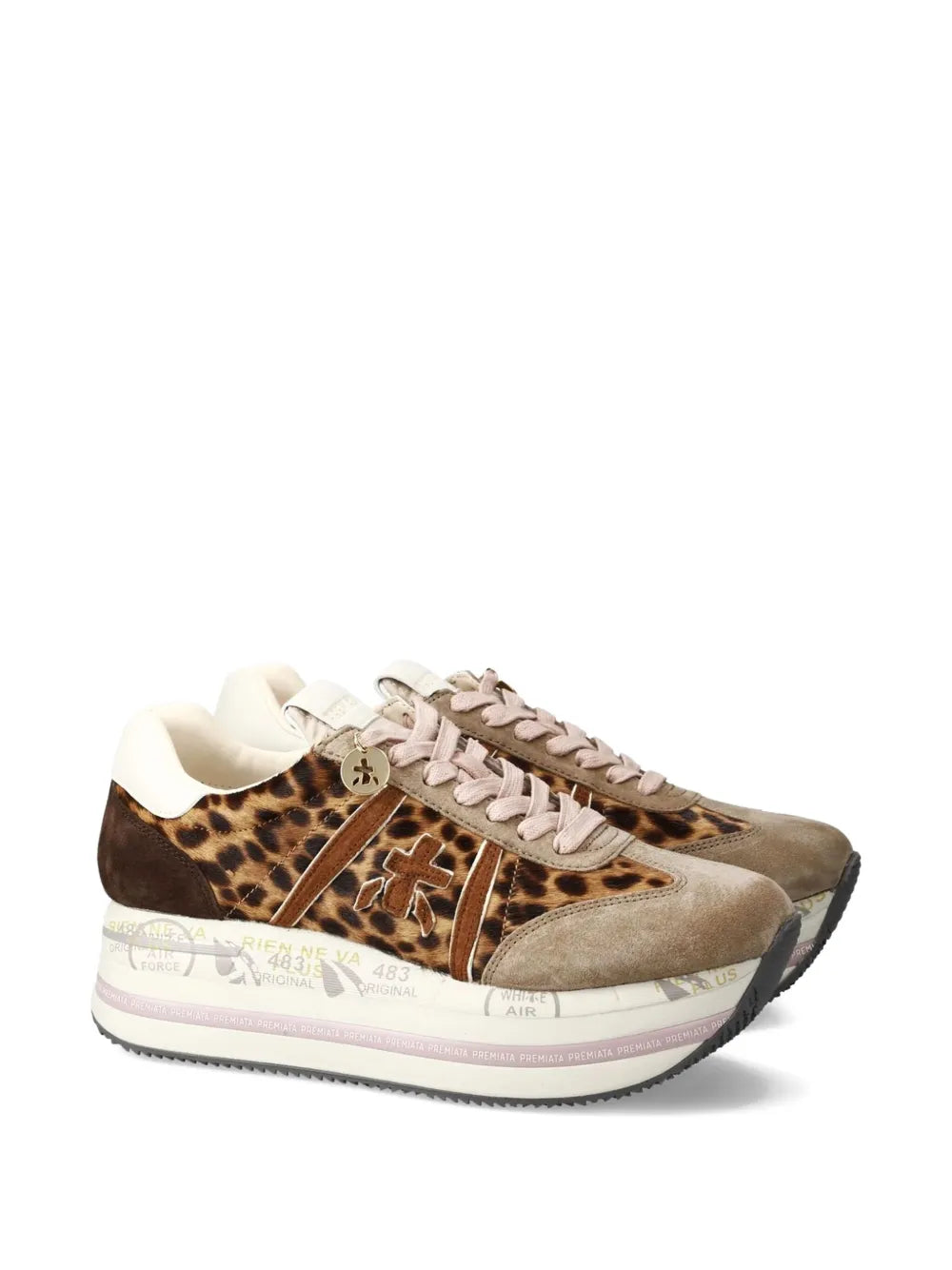 Premiata Beth 7741 Leopard-Print Platform