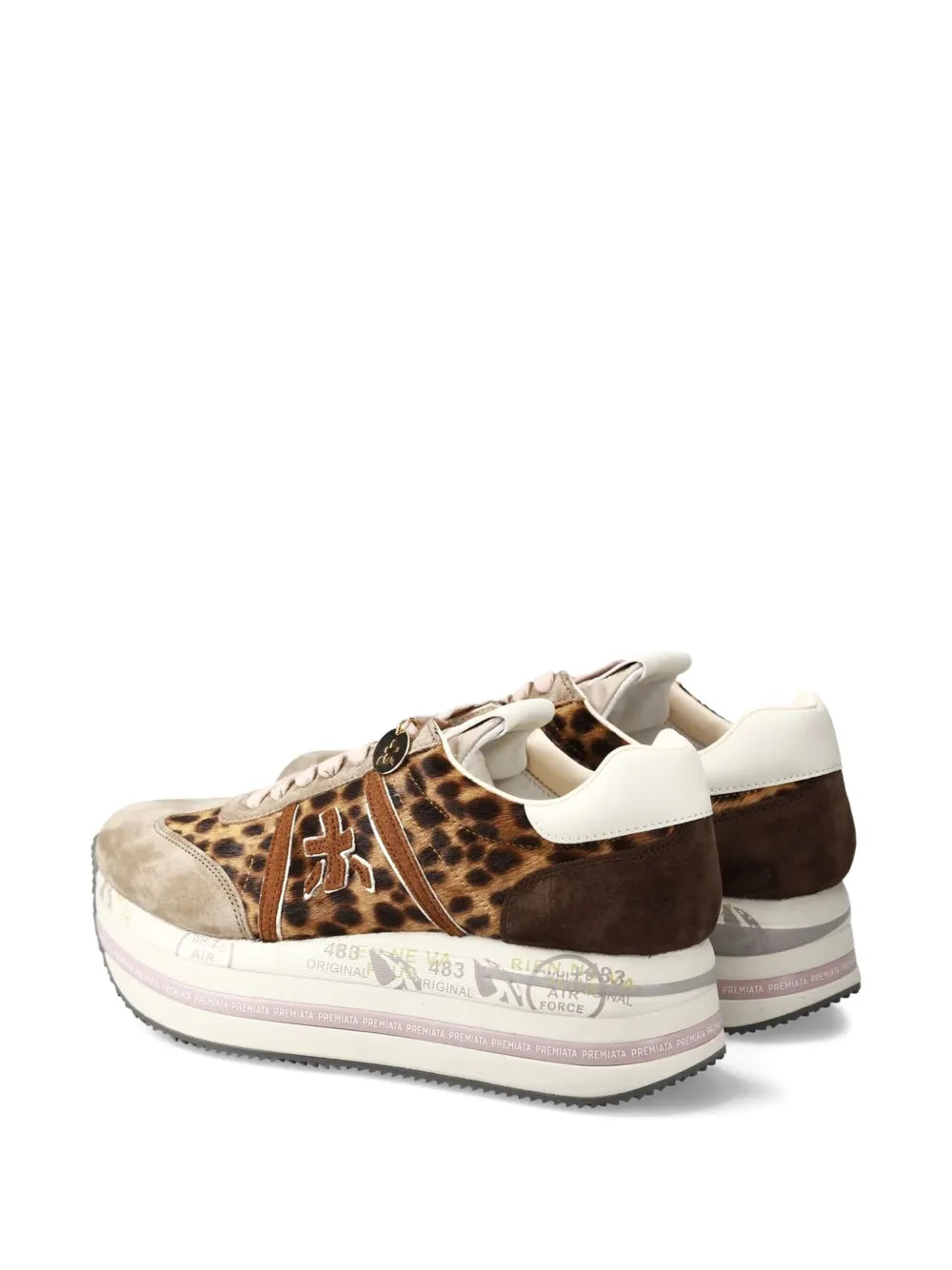 Premiata Beth 7741 Leopard-Print Platform