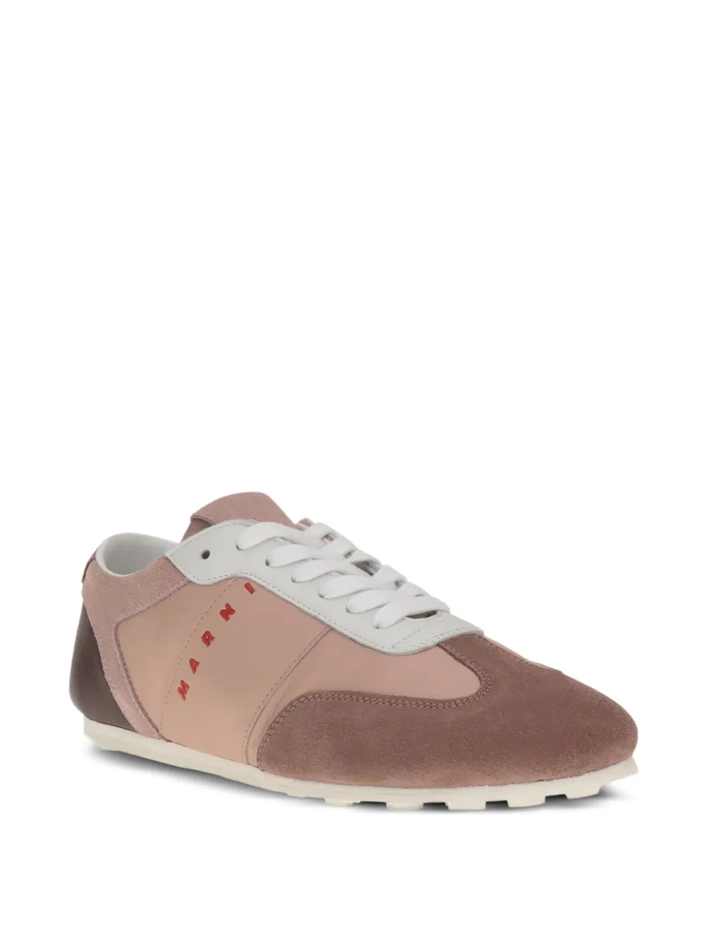 Marni Suede-Panel Logo-Embroidered