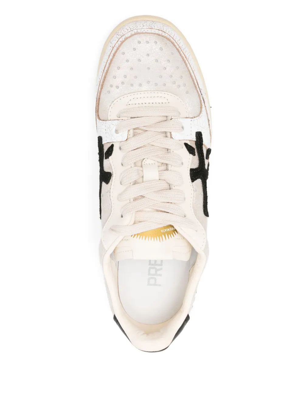Premiata Stud-Embellished Lace-Up