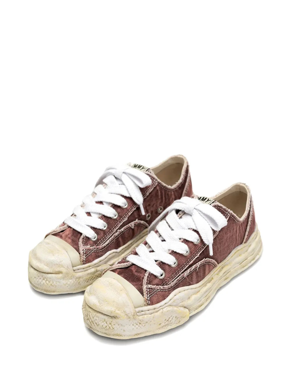 Maison MIHARA YASUHIRO Hank Blached Washed Low-Top