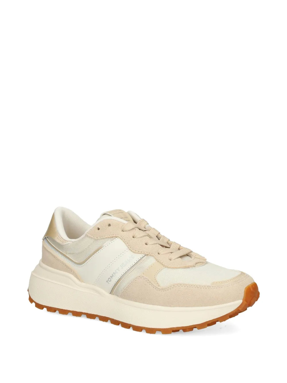 Tommy Jeans Mixed-Panels Leather