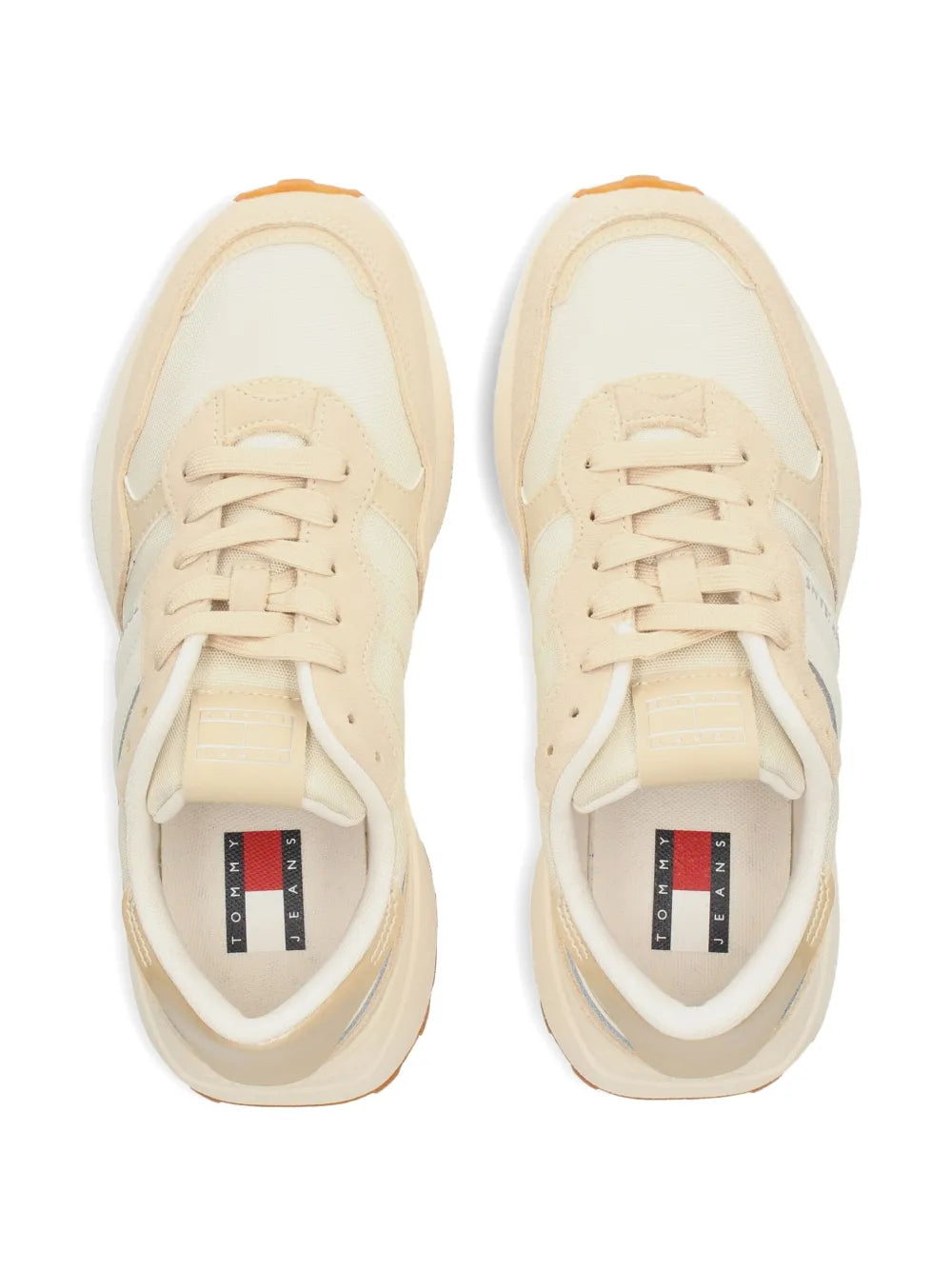 Tommy Jeans Mixed-Panels Leather