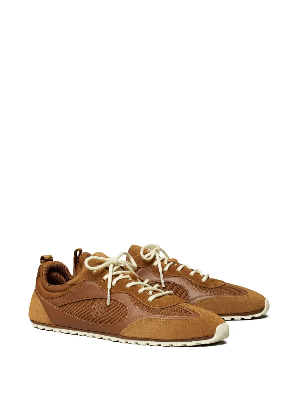 Tory Burch Leather Mesh Panel Trainers
