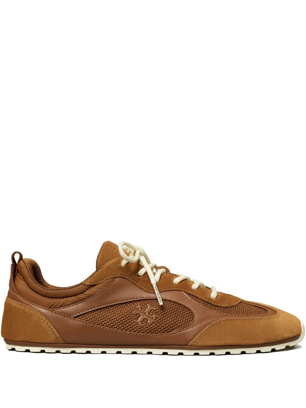 Tory Burch Leather Mesh Panel Trainers