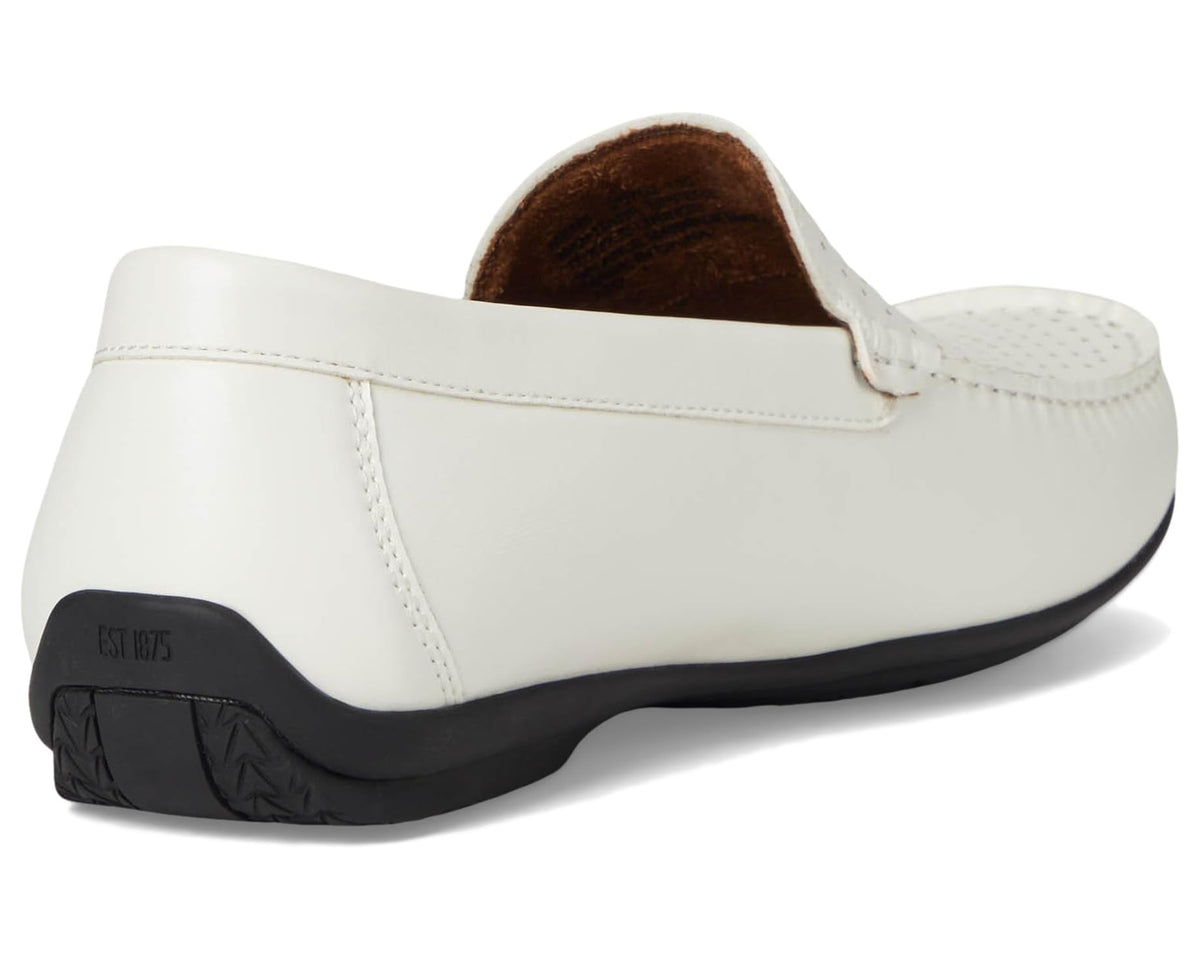 Men's Stacy Adams Conroy Moc Toe Driver White