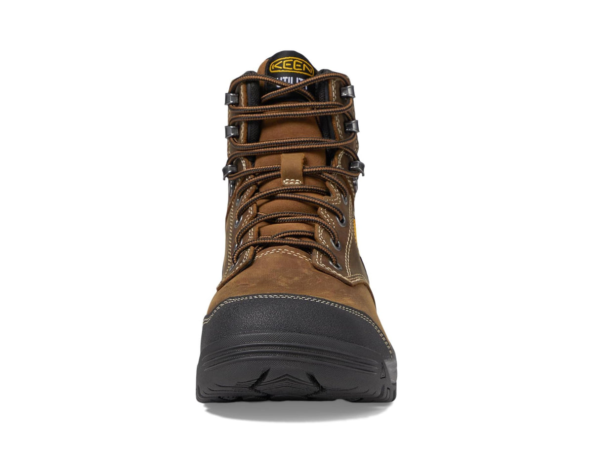 Men's KEEN Utility Evanston 6·Soft Toe Waterproof Bison/Black