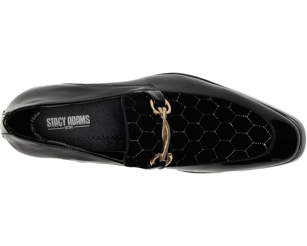 Men's Stacy Adams Sprague Moc Toe Slip-On Black