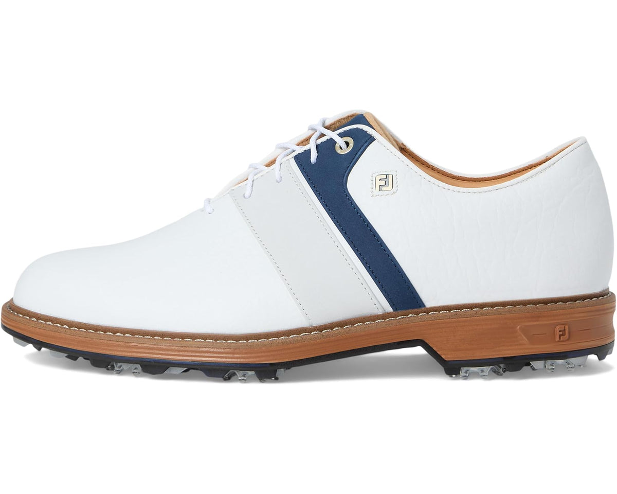 Men's FootJoy Premiere Series Bison Golf Shoes White/Navy/White