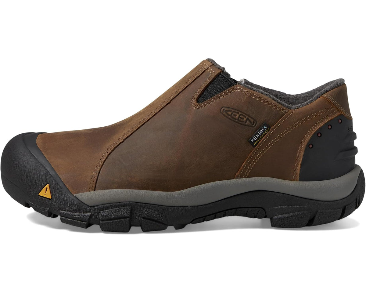 Men's KEEN Brixen Lo Slate Black/Madder Brown