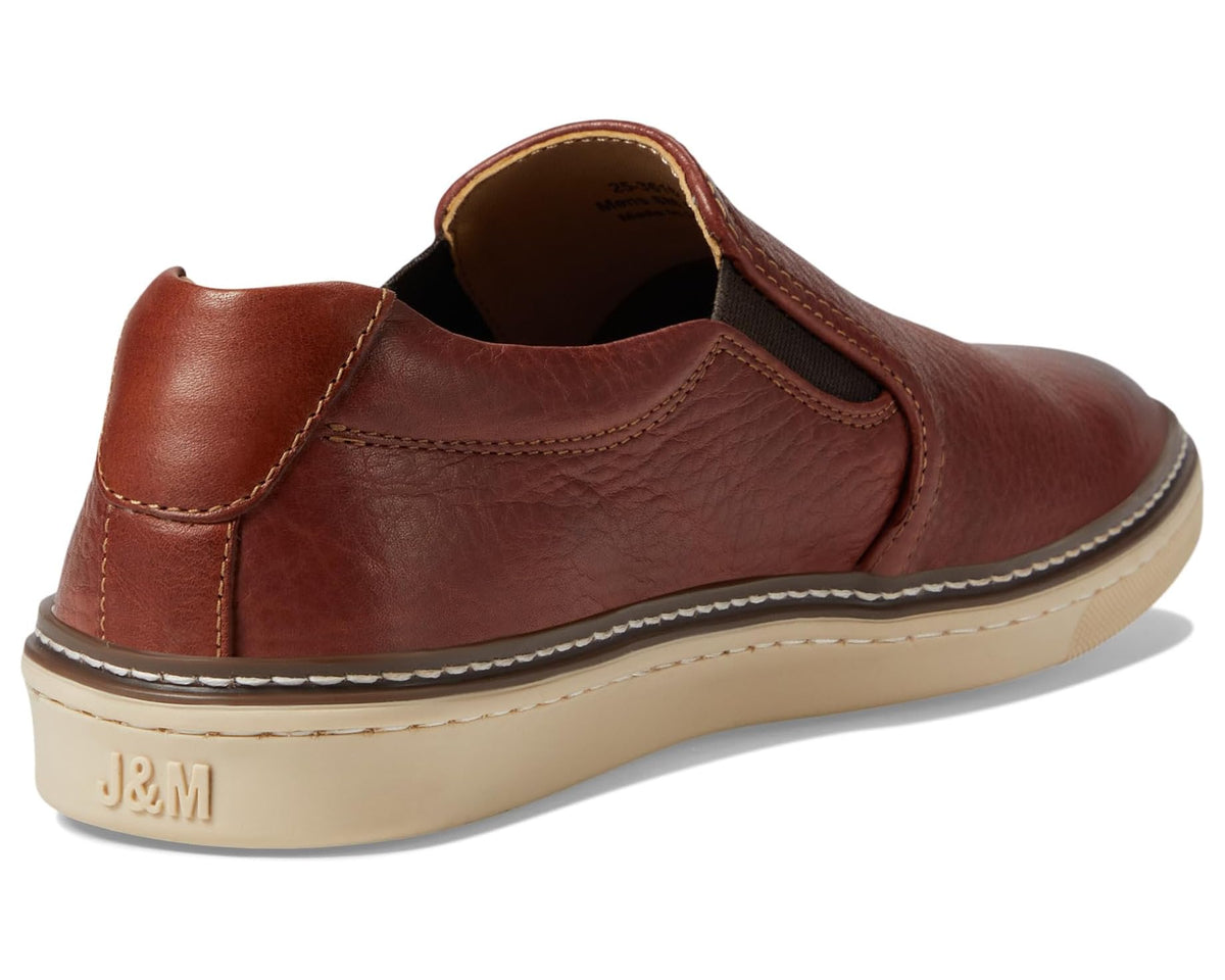 Men's Johnston & Murphy Mcguffey Slip-On Dark Brown Full Grain