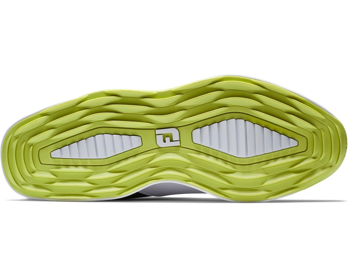 Men's FootJoy ProLite Golf Shoes - Previous Season Style White/Navy/Lime