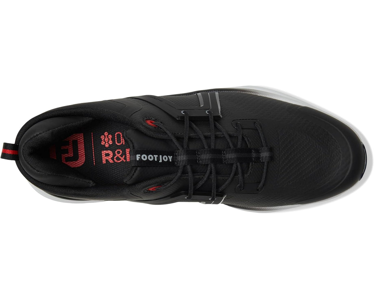 Men's FootJoy HyperFlex Golf Shoes Black/White/Red