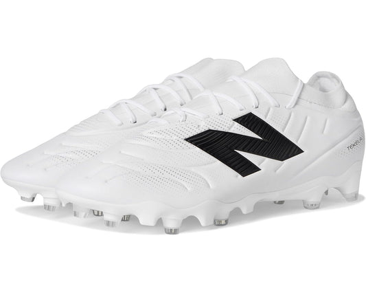Unisex New Balance Tekela Team Low Laced FG V5 Soccer Cleats White/Black/Silver