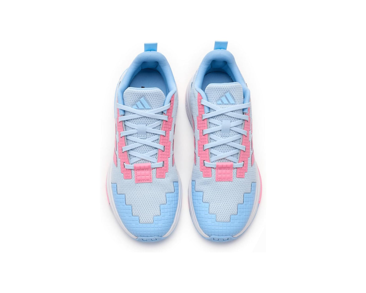 adidas Kids x Minecraft Pro Shoes Crystal Sky/Bliss Pink/Glow Blue