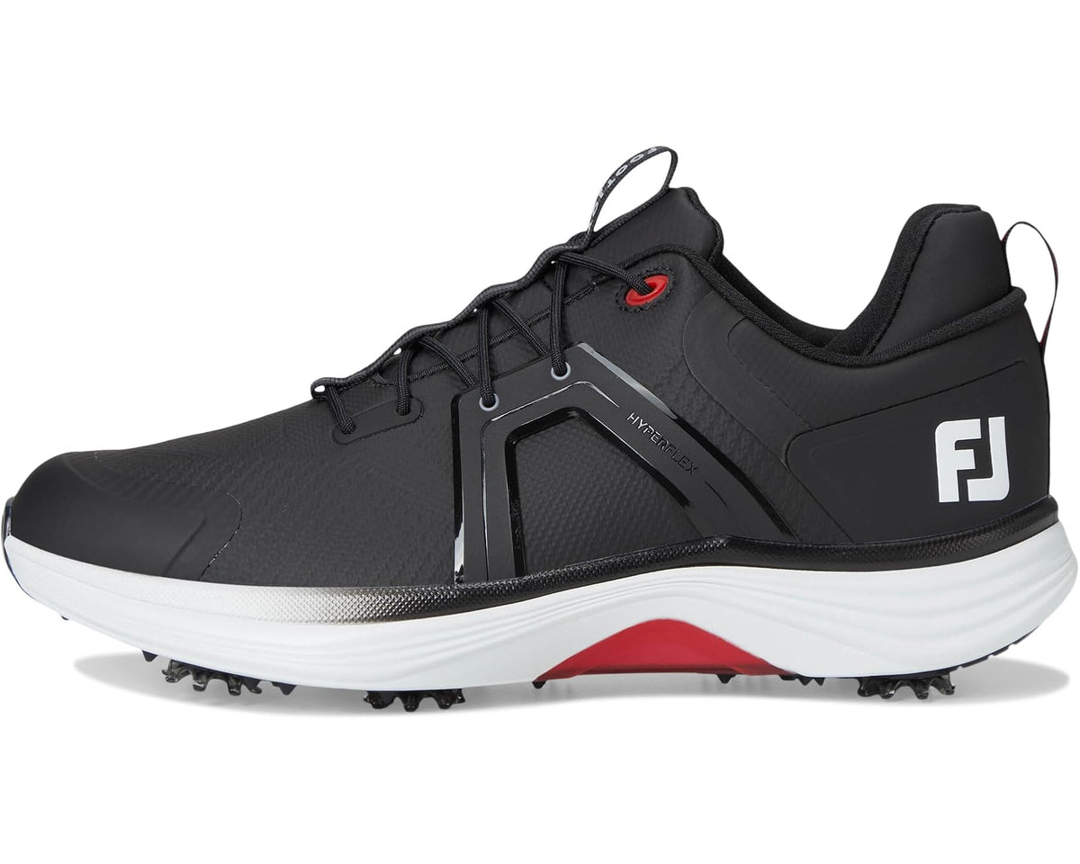 Men's FootJoy HyperFlex Golf Shoes Black/White/Red