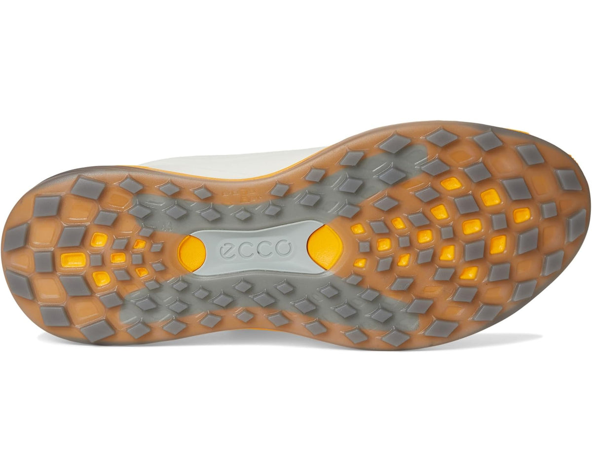 Men's ECCO Golf LT1 Hybrid Waterproof White/Sunrise