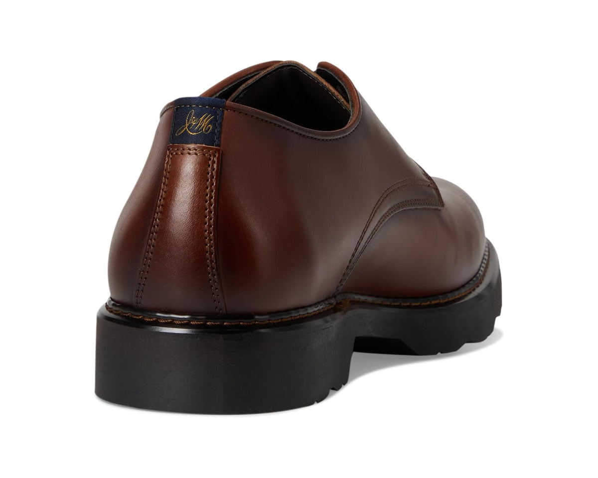 Men's Johnston & Murphy Collection Huxley Plain Toe Derby Teak Italian Calfskin