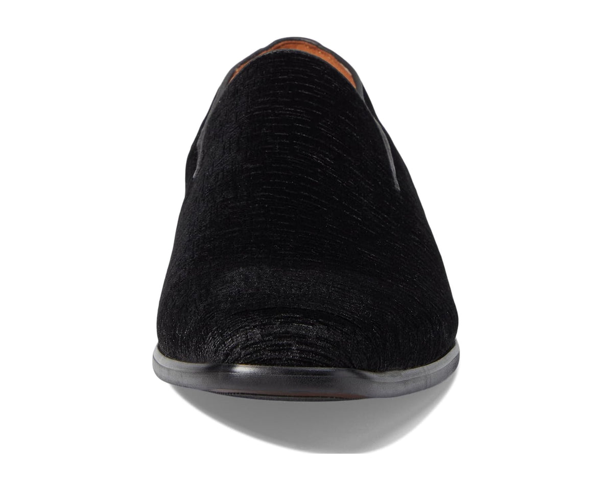 Men's Florsheim Postino Plain Toe Velvet Slip-On Black