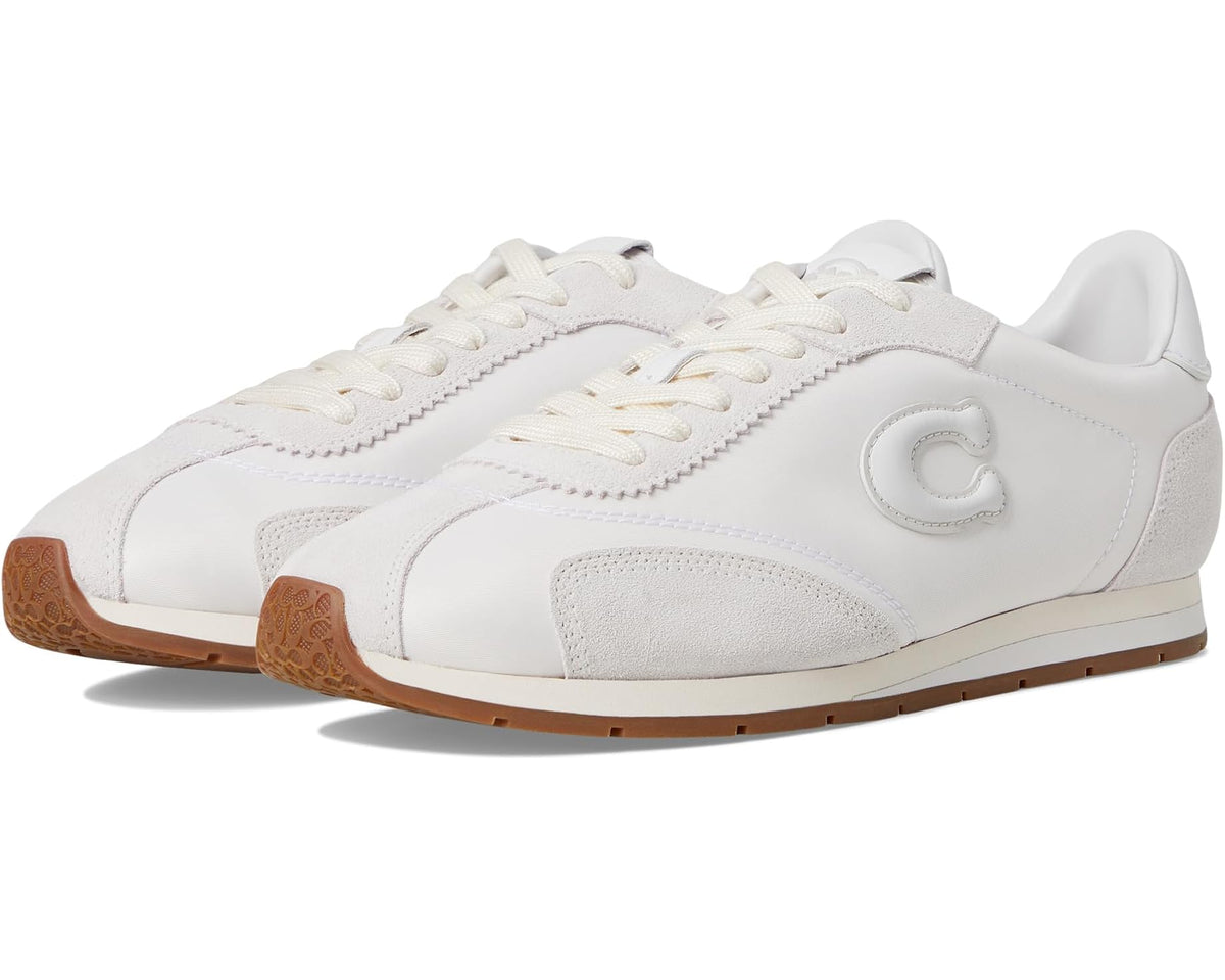 Men's COACH Flat Sneakers Optic White/Grey