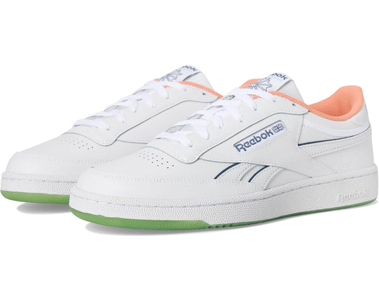 Unisex Reebok Lifestyle Club C Revenge White/Aiaqua/Sunkissed Orange