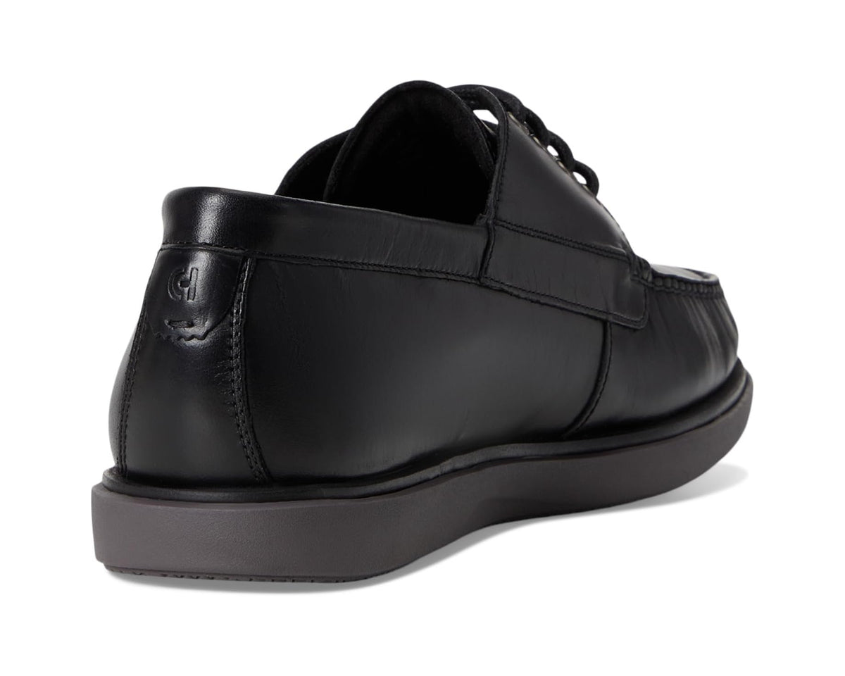 Men's Cole Haan Grand 4-Eye Loafers Black Nubuck/Pavement