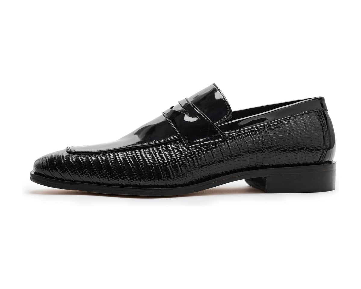 Men's Stacy Adams Ravito Slip-On Penny Loafer Black