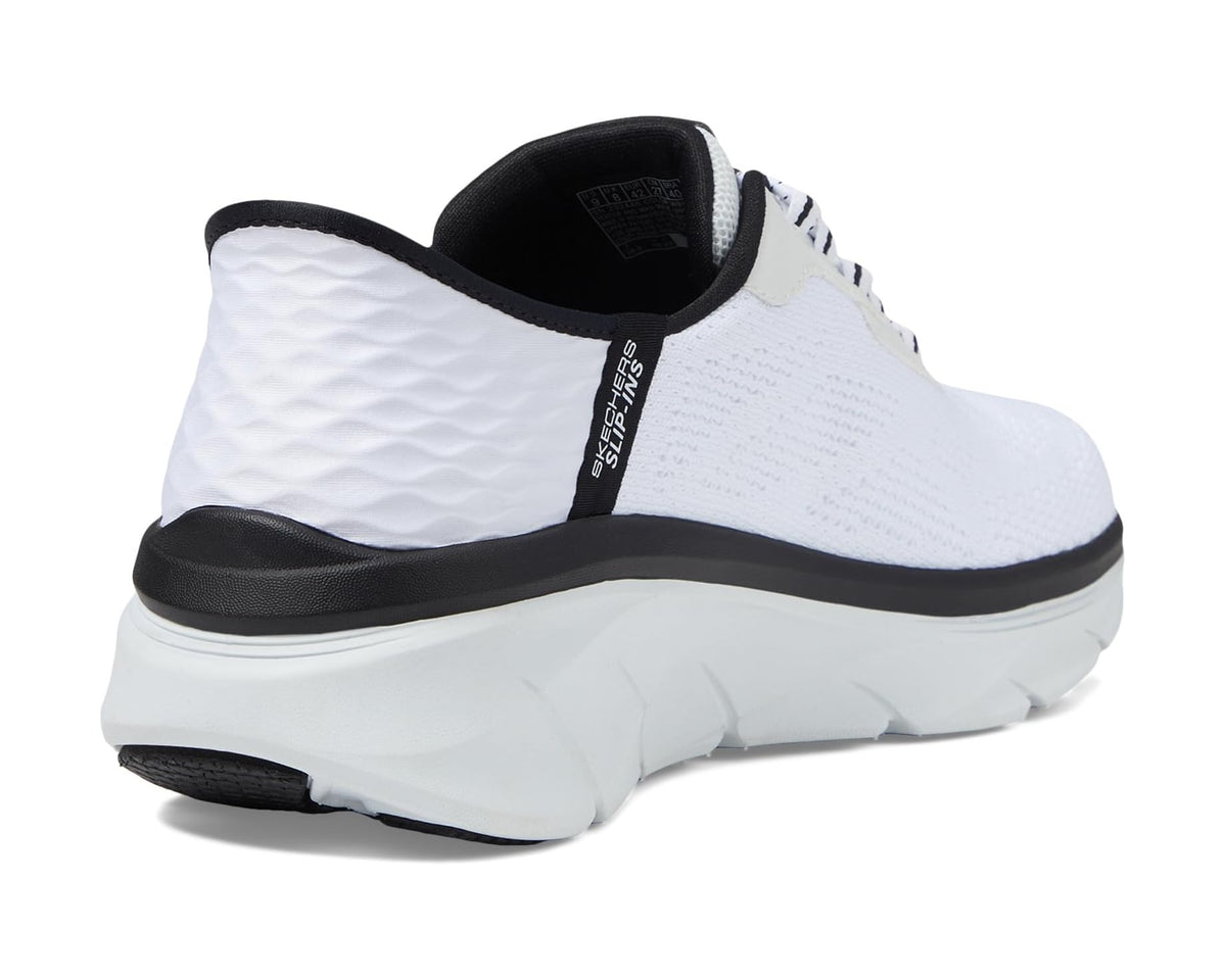 Men's SKECHERS D'Lux Walker 2.0 Rezinate Hands Free Slip-In White/Black