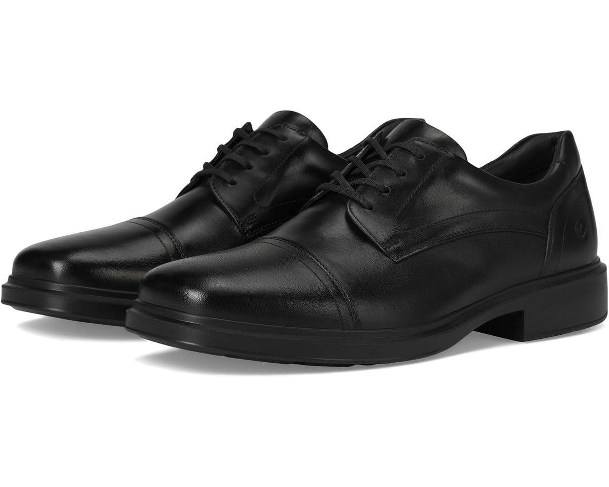 Men's ECCO Helsinki 2.0 Cap Toe Tie Oxford Black