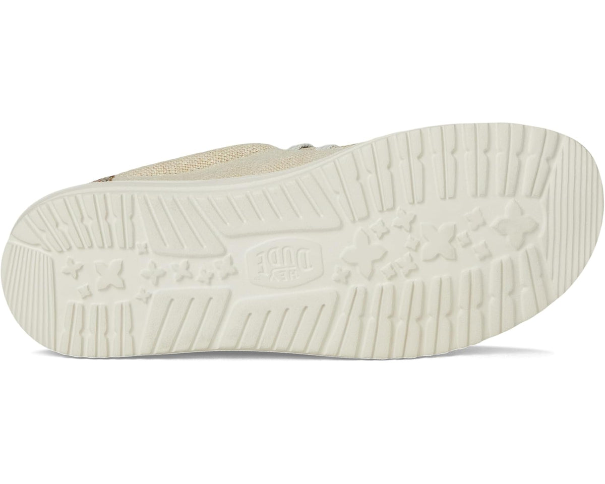 Men's Hey Dude Wally Jute Stone Grey/Iceberg Green