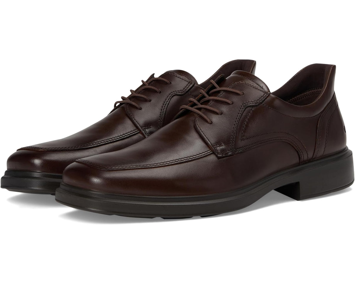 Men's ECCO Helsinki 2.0 Easy Slip Apron Toe Tie Oxford Potting Soil