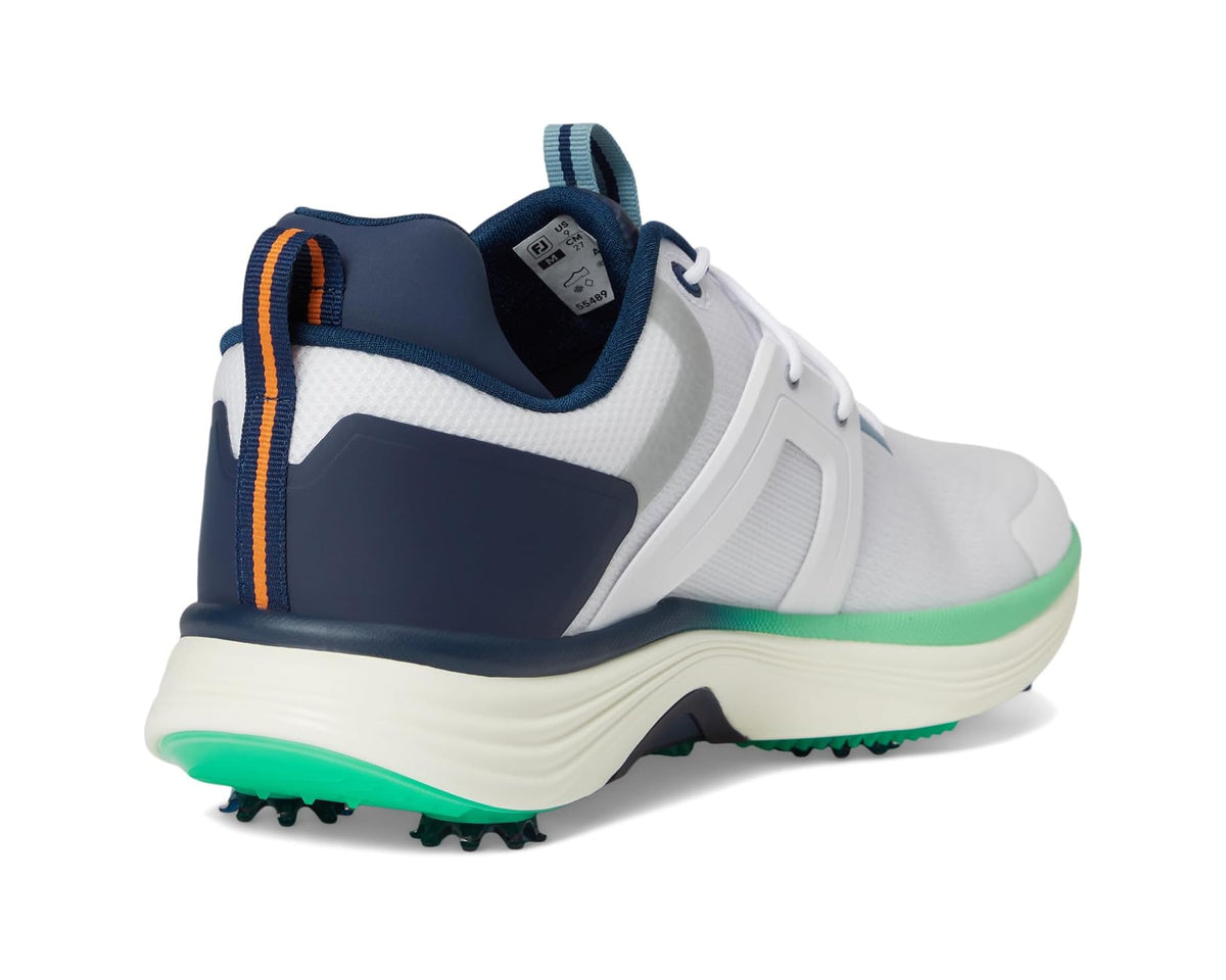 Men's FootJoy Hyperflex White/Peacoat/Aquamarine