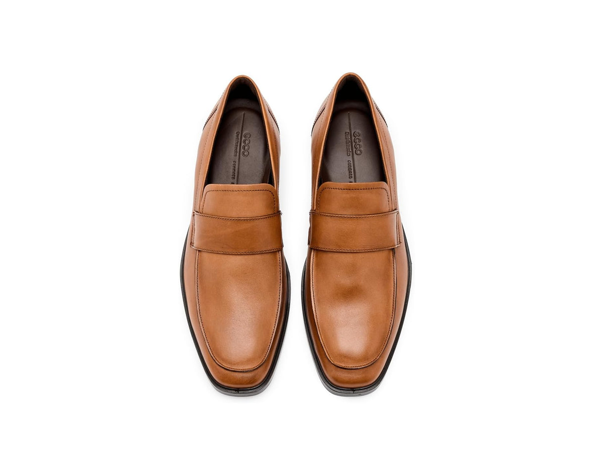 Men's ECCO Milan Venitian Penny Loafers Saddle