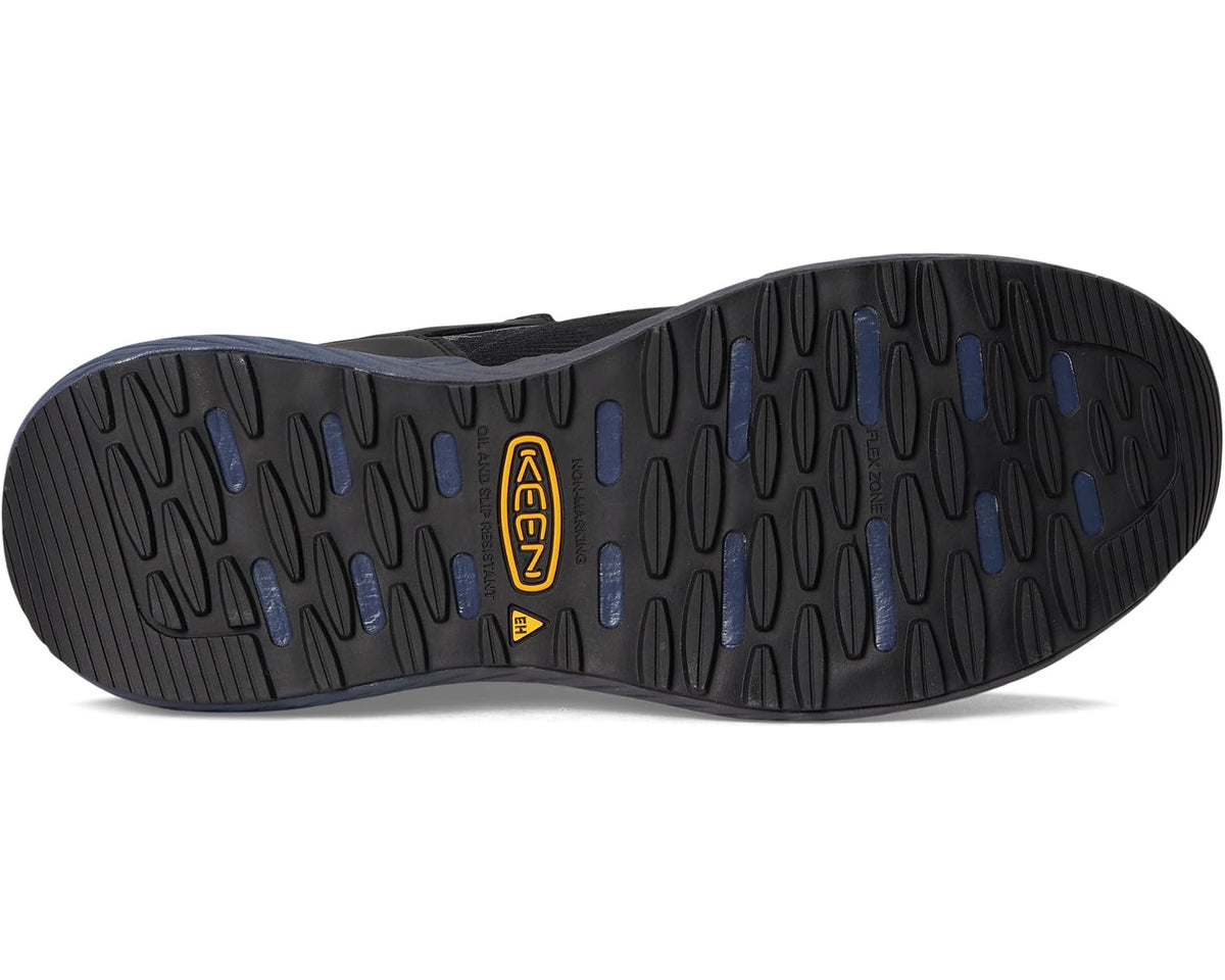 Men's KEEN Utility Snapline RF Waterproof Boot (Carbon-Fiber Toe) Vintage Indigo/Black