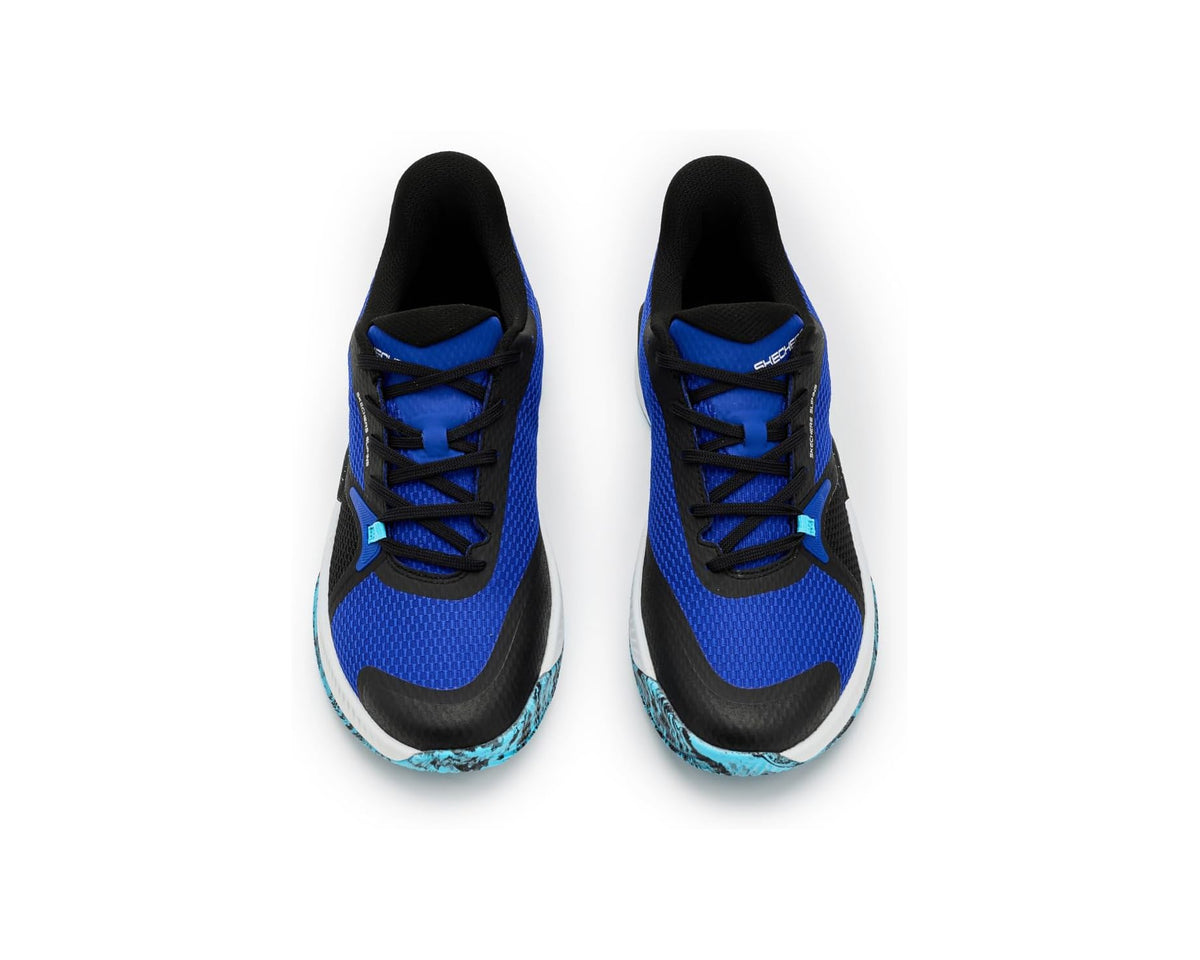 Men's SKECHERS Tennis Shoe Hands Free Slip-ins Skechers State Champ Sneaker Black/Blue